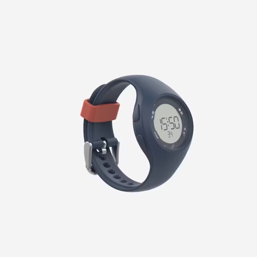 ساعت شنا و رانینگ Kalenji مدل W200 M MEN'S RUNNING STOPWATCH - BLACK/YELLOW