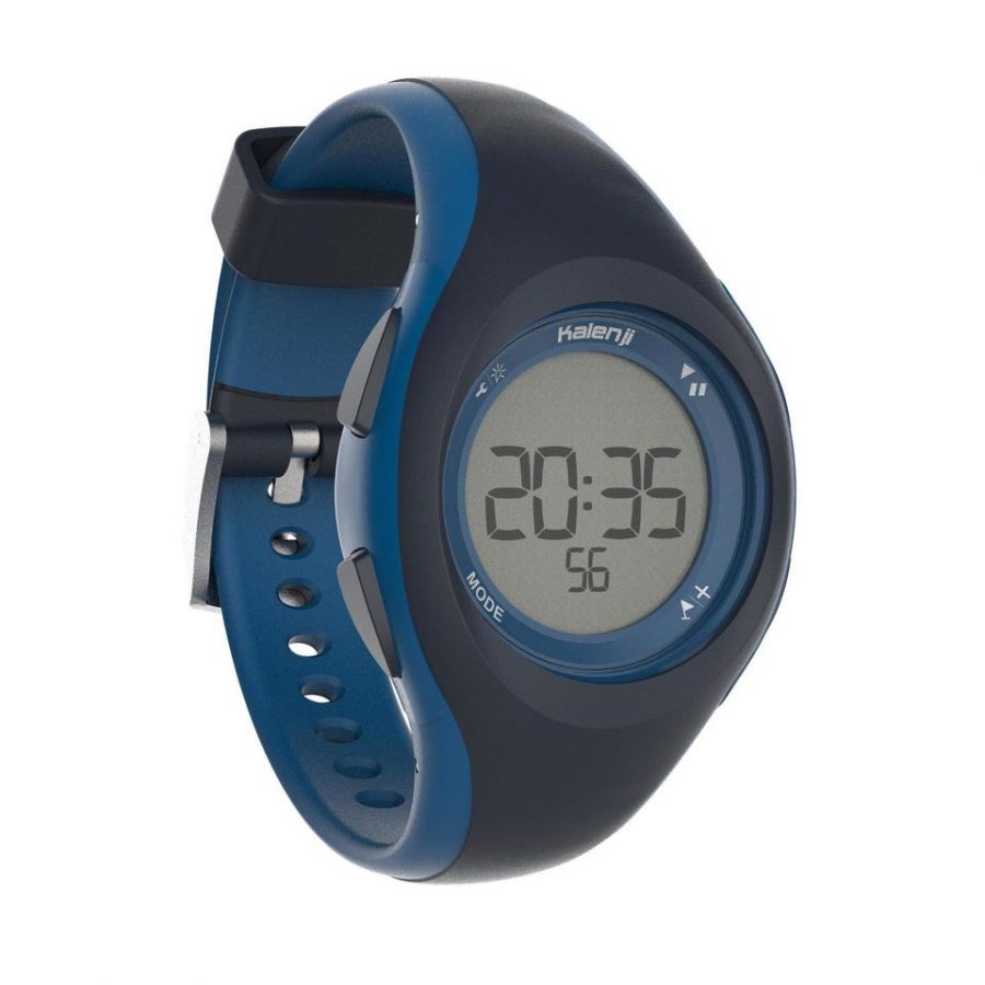 ساعت شنا و رانینگ Kalenji مدل W200 M RUNNING STOPWATCH - BLUE BLACK