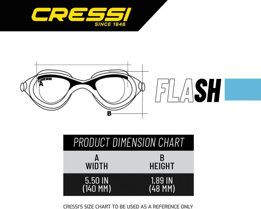 عینک شنا Cressi مدل Flash