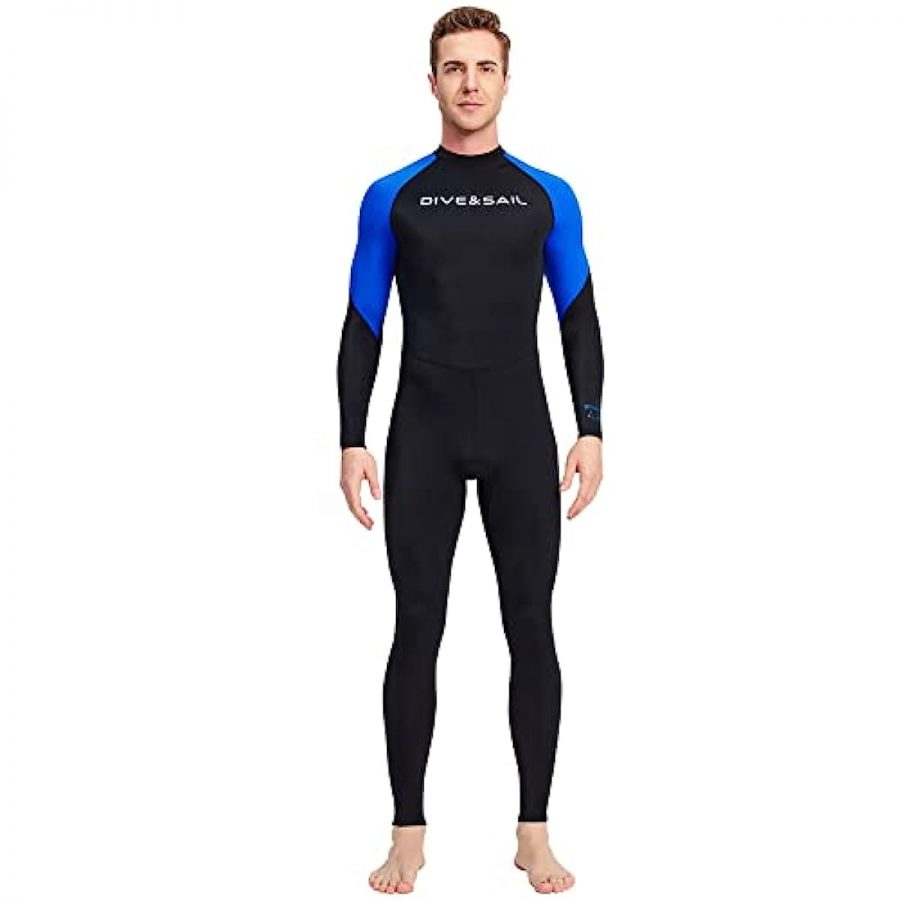 راشگارد مردانه Dive & Sail مدل Full Body Rash Guard Scuba Skin Thin Wetsuit