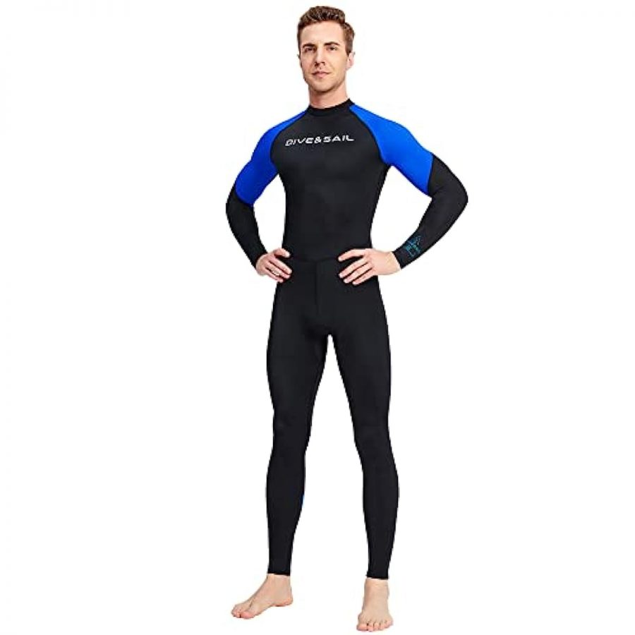 راشگارد مردانه Dive & Sail مدل Full Body Rash Guard Scuba Skin Thin Wetsuit