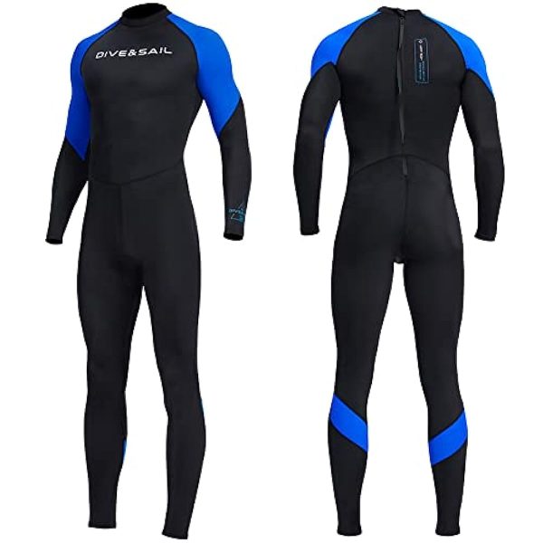 راشگارد مردانه Dive & Sail مدل Full Body Rash Guard Scuba Skin Thin Wetsuit