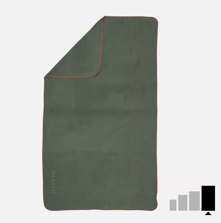حوله شنا Nabaiji <br> مدل MF Microfibre kaki taille xl