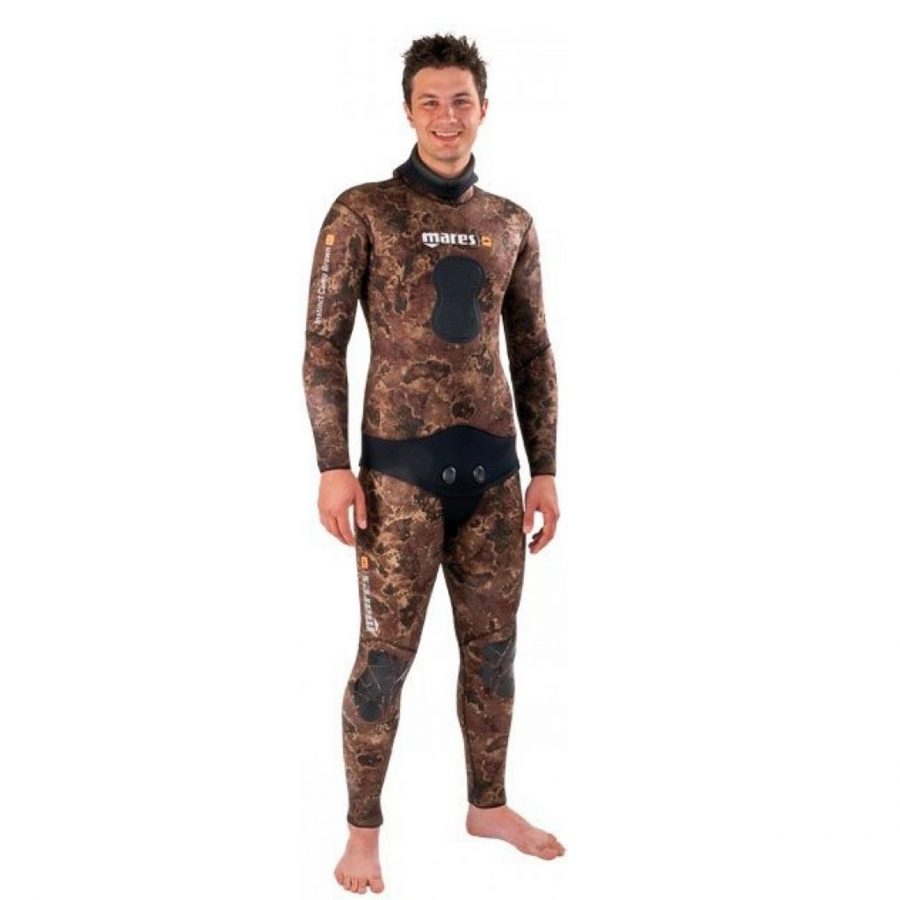 وت سوت فریدایو Mares مدل Instinct Brown Camo Wetsuit Jacket- 3.5 mm