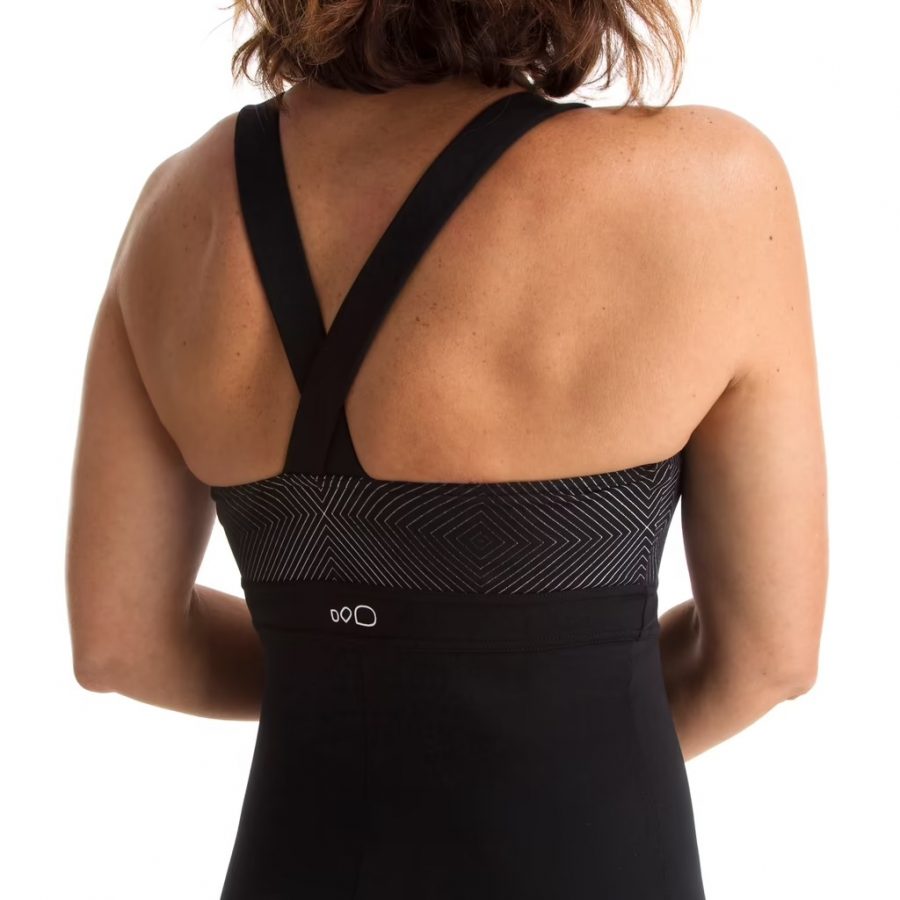 جمر شنا زنانه Nababiji مدل Aquabiking Jammer Swimsuit Anna Black Square