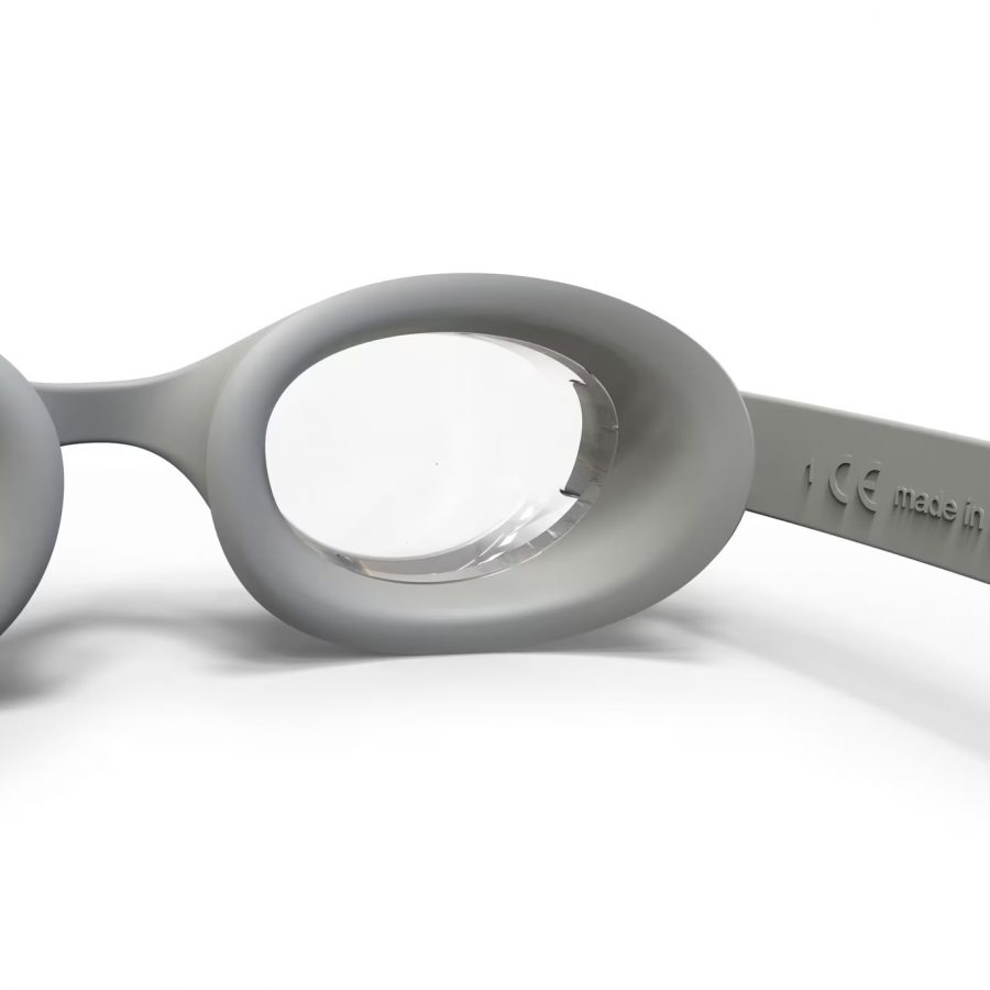 عینک شنا Nabaiji مدل 100 CLEAR LENSES - Grey