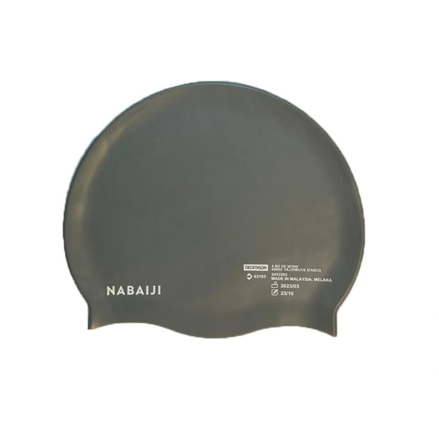 کلاه شنا Nabaiji مدل Silicone Gray