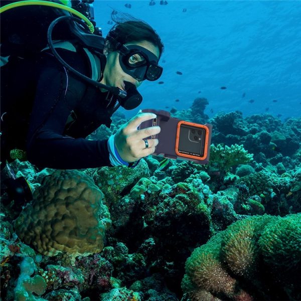 قاب ضد آب موبایل Shellbox مدل Professional Diving Phone Case 15m IPX8