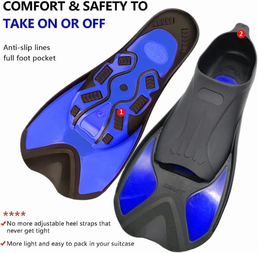 فین شنا Smart مدل Smart Short Blade Swim Fins 