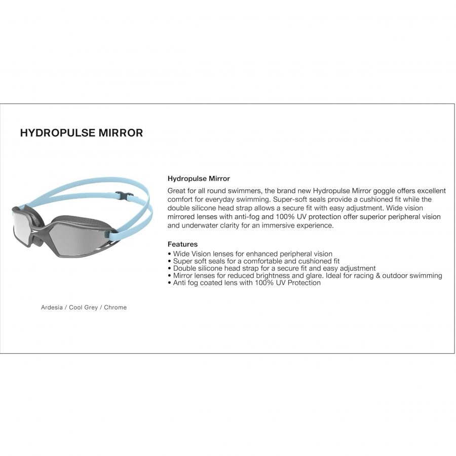 عینک شنا Speedo مدل Speedo Hydropulse Mirror Swimming