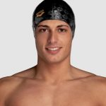 کلاه شنا Arena مدل 50TH BLACK TEAM STRIPE