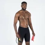جمر مردانه Nabaiji مدل Swimming jammer Fiti black red mesh