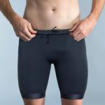 جمر مردانه Nabaiji مدل Swimming jammer Fiti black red mesh