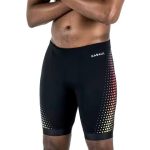 جمر مردانه Nabaiji مدل Swimming jammer Fiti black red mesh