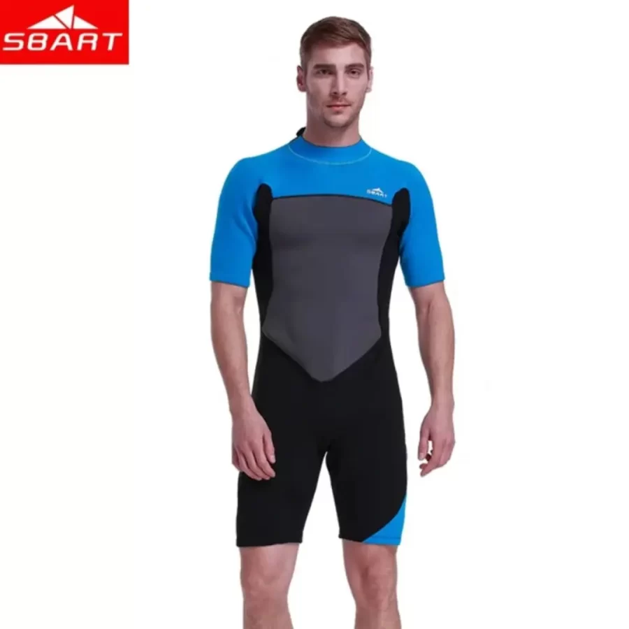 وتسوت شرتی مردانه SBART مدل Men Wet Suit 2MM Neoprene Surf