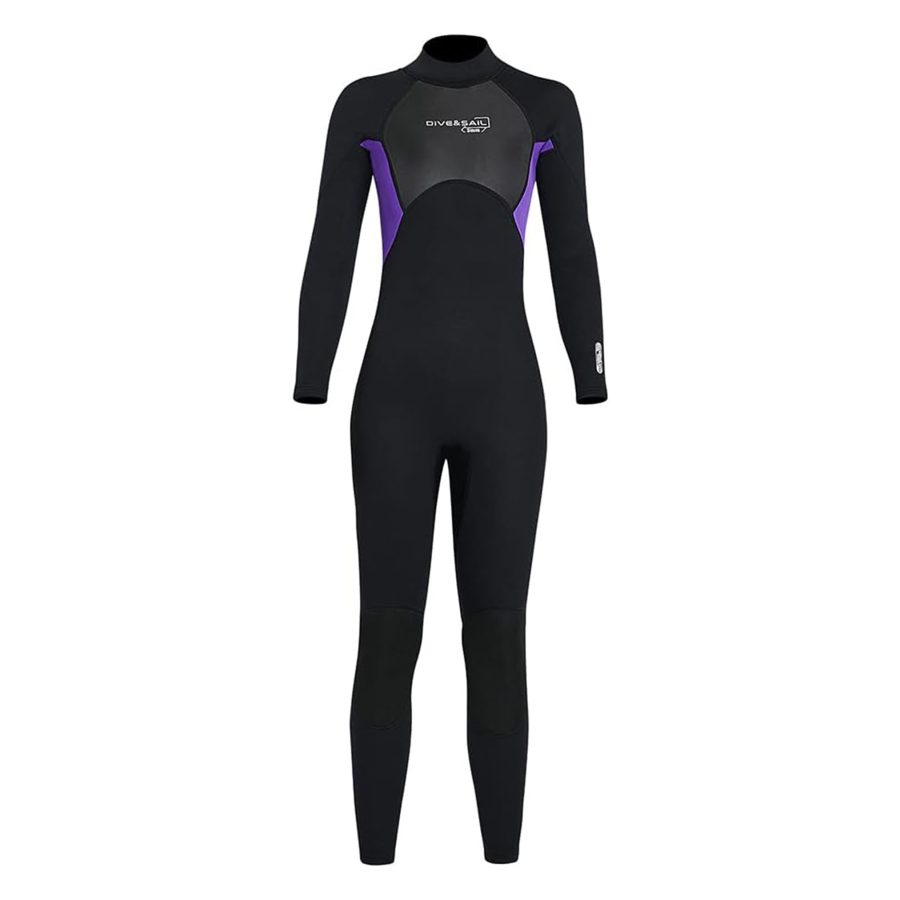 وتسوت غواصی زنانه DIVE & SAIL مدل BLACK / PURPLE