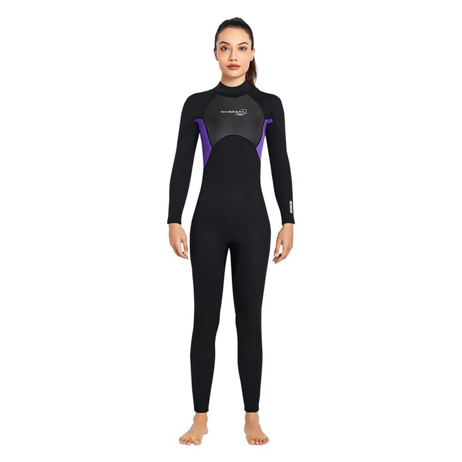 وتسوت غواصی زنانه DIVE & SAIL مدل BLACK / PURPLE