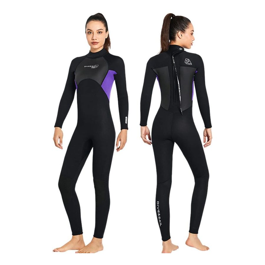 وتسوت غواصی زنانه DIVE & SAIL مدل BLACK / PURPLE