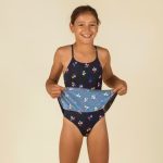 مایو بچه گانه NABAIJI مدل Navy Blue - Lilac