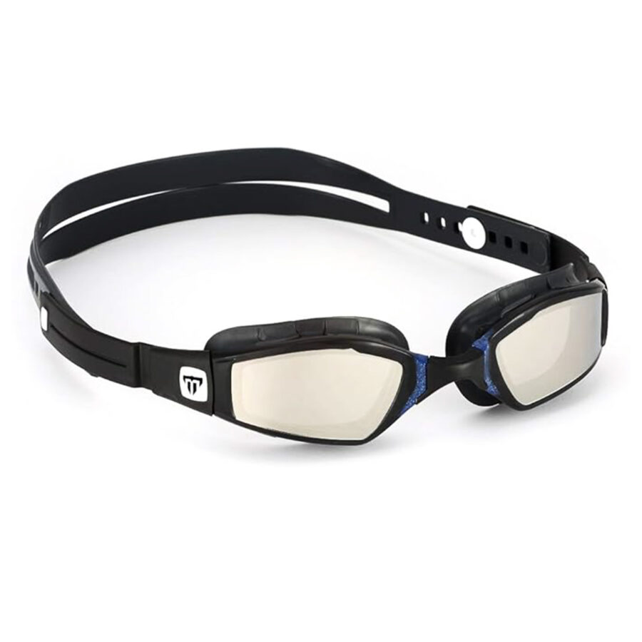 عینک شنا NINJA GREY/NAVY BLUE SILVER MIRROR LENS MP