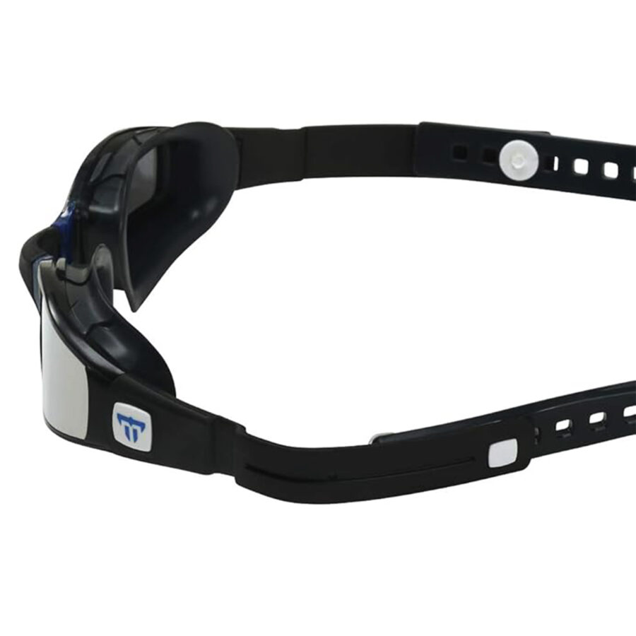 عینک شنا NINJA GREY/NAVY BLUE SILVER MIRROR LENS MP