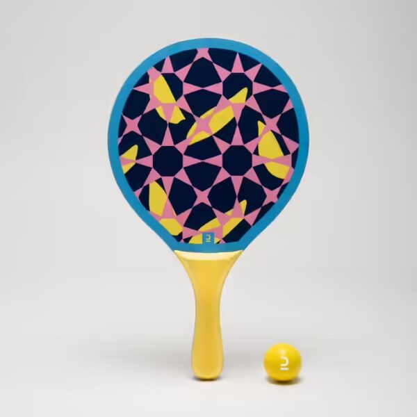 ست راکت تنیس ساحلی SANDEVER مدل WOODY RACKET - BLUE