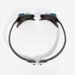 عینک شنا NABAIJI مدل BLACK/WHITE - BLUE LENSES - XBASE