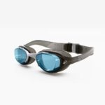 عینک شنا NABAIJI مدل BLACK/WHITE - BLUE LENSES - XBASE