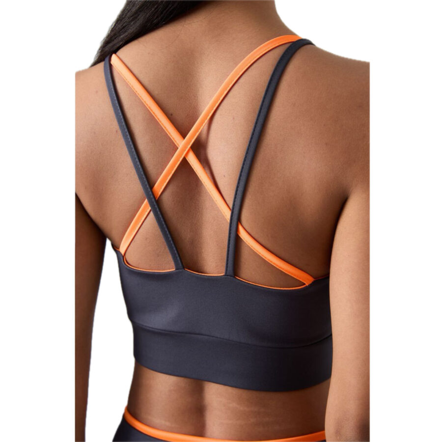 ست ورزشی زنانه TOMMY LIFE مدل NAVY-ORANGE