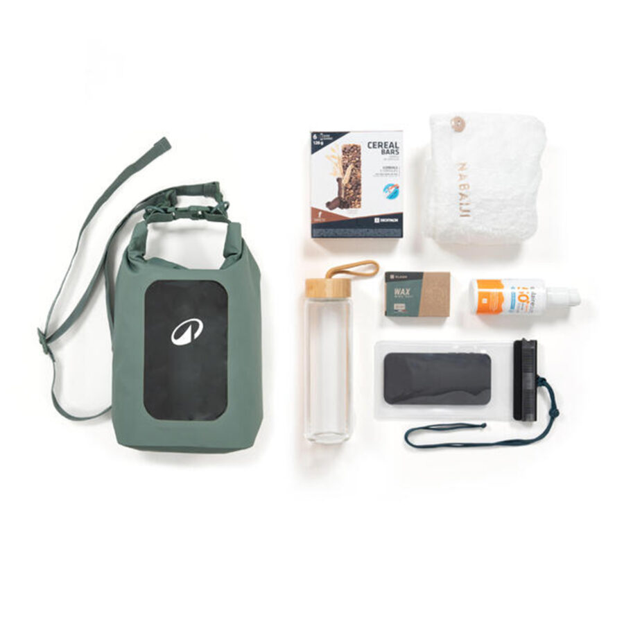 درای بگ DECATHLON مدل WATERPROOF CYLINDER BAG-5L GREEN