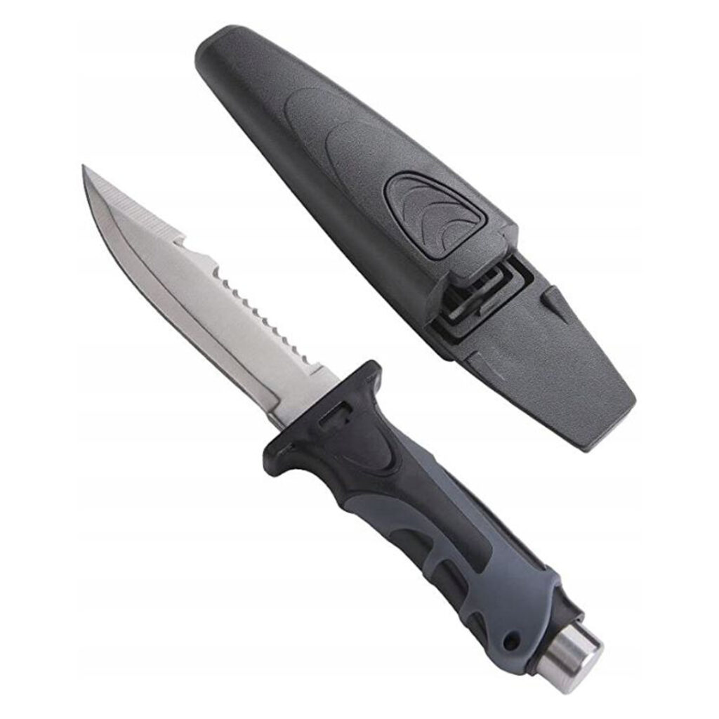 چاقو غواصی مدل ته چکشی