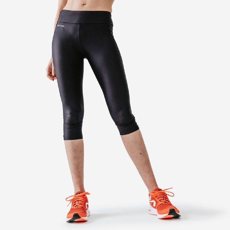 لگ برمودا KIPRUN مدل Women's Running Leggings - Black - Kiprun Run 100