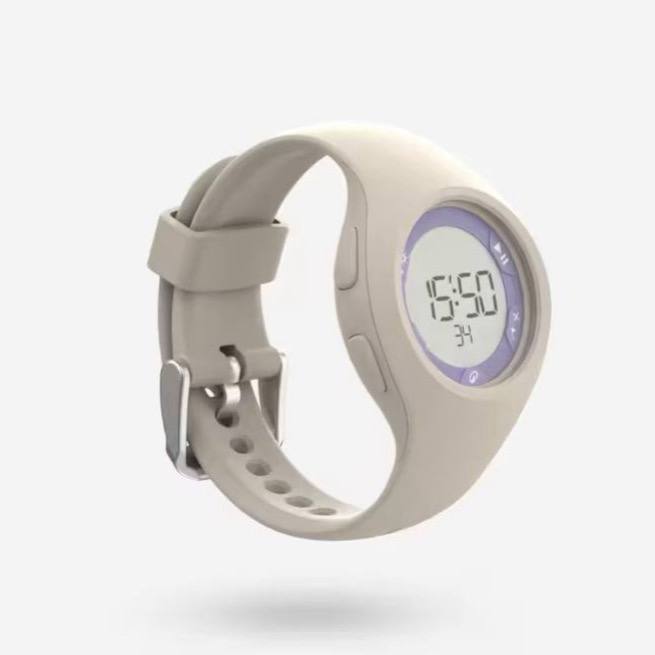 ساعت شنا و رانینگ DECATHLON مدل Timer Running Watch – Beige W 200