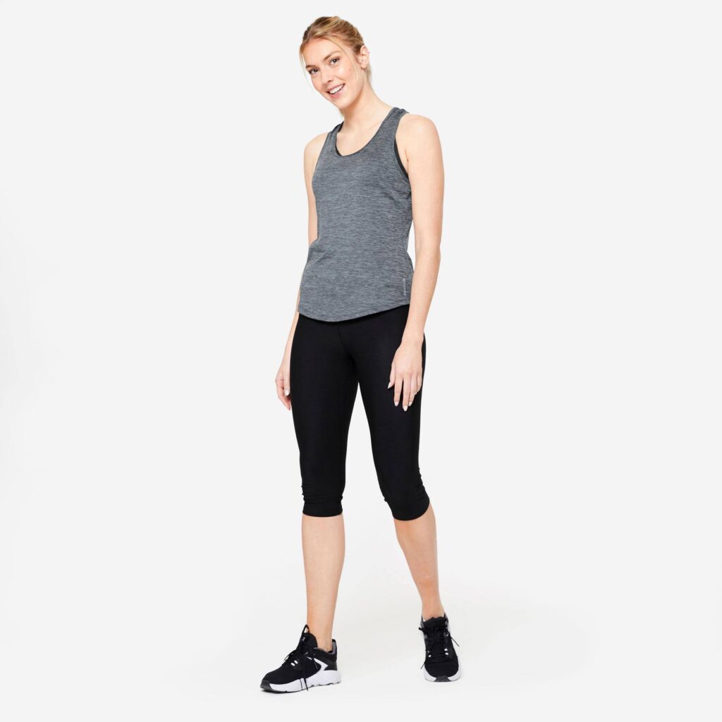 لگ برمودا ورزشی DOMYOS مدل Women's Short Sports Leggings